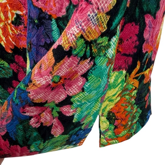 Anthropologie HD in Paris Tropicalist Colorful Floral Mini Shift Dress Sz Medium - Picture 12 of 16